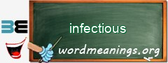 WordMeaning blackboard for infectious